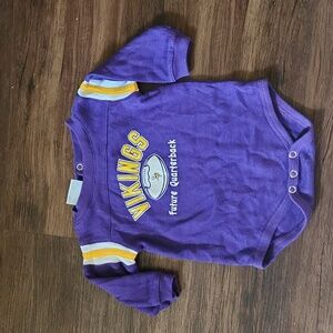 Baby NFL Vikings Future Quarterback Onsie Bodysuit